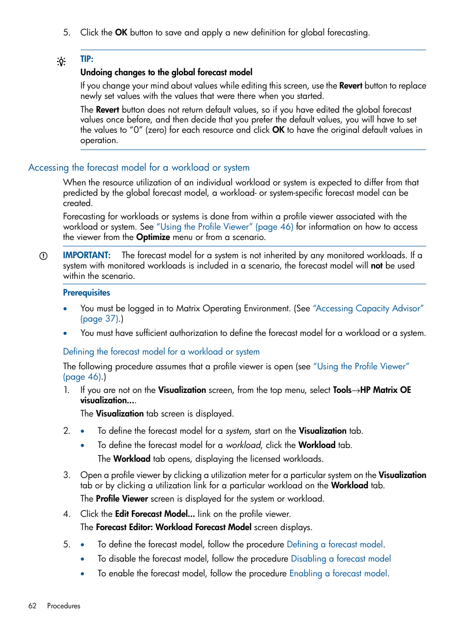 HP Matrix Operating Environment Software User Manual | Page 62 / 239