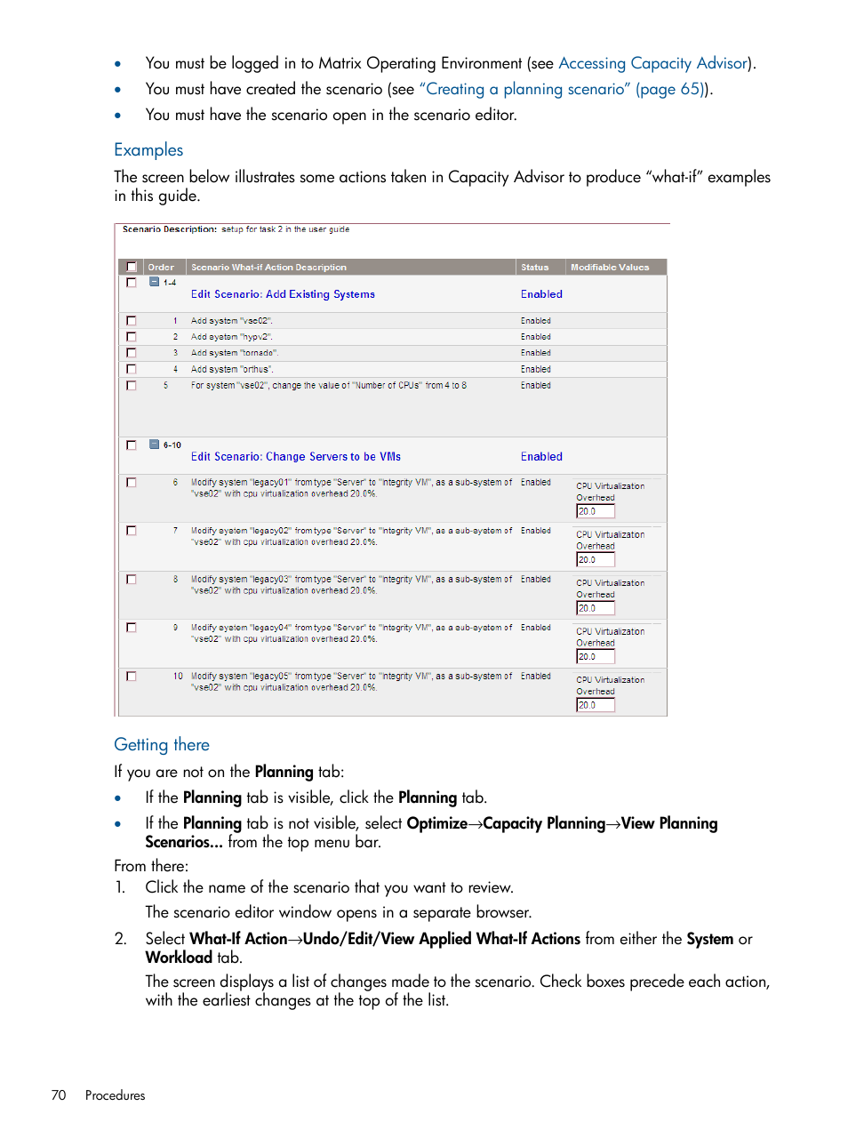 HP Matrix Operating Environment Software User Manual | Page 70 / 239