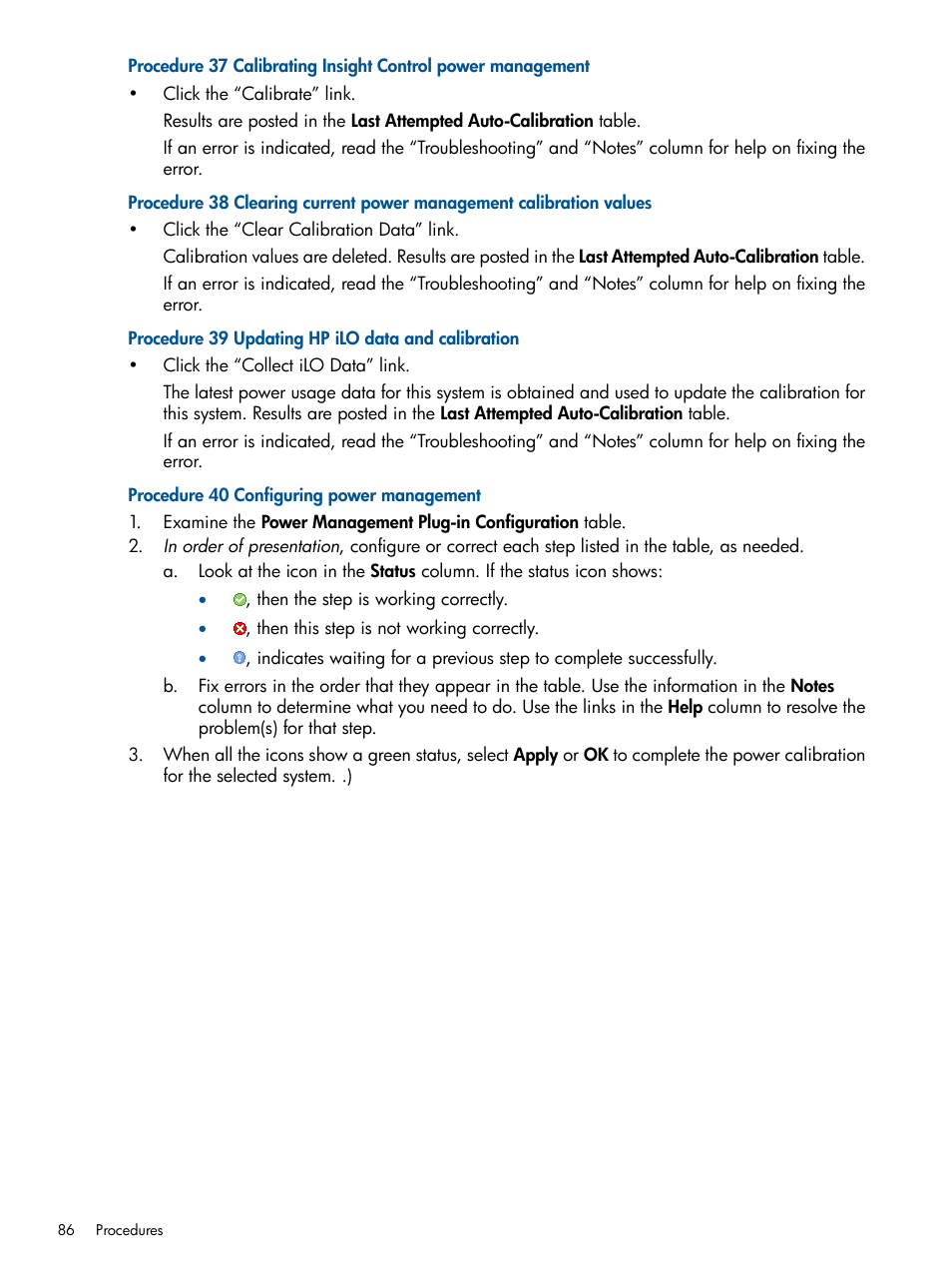 HP Matrix Operating Environment Software User Manual | Page 86 / 239