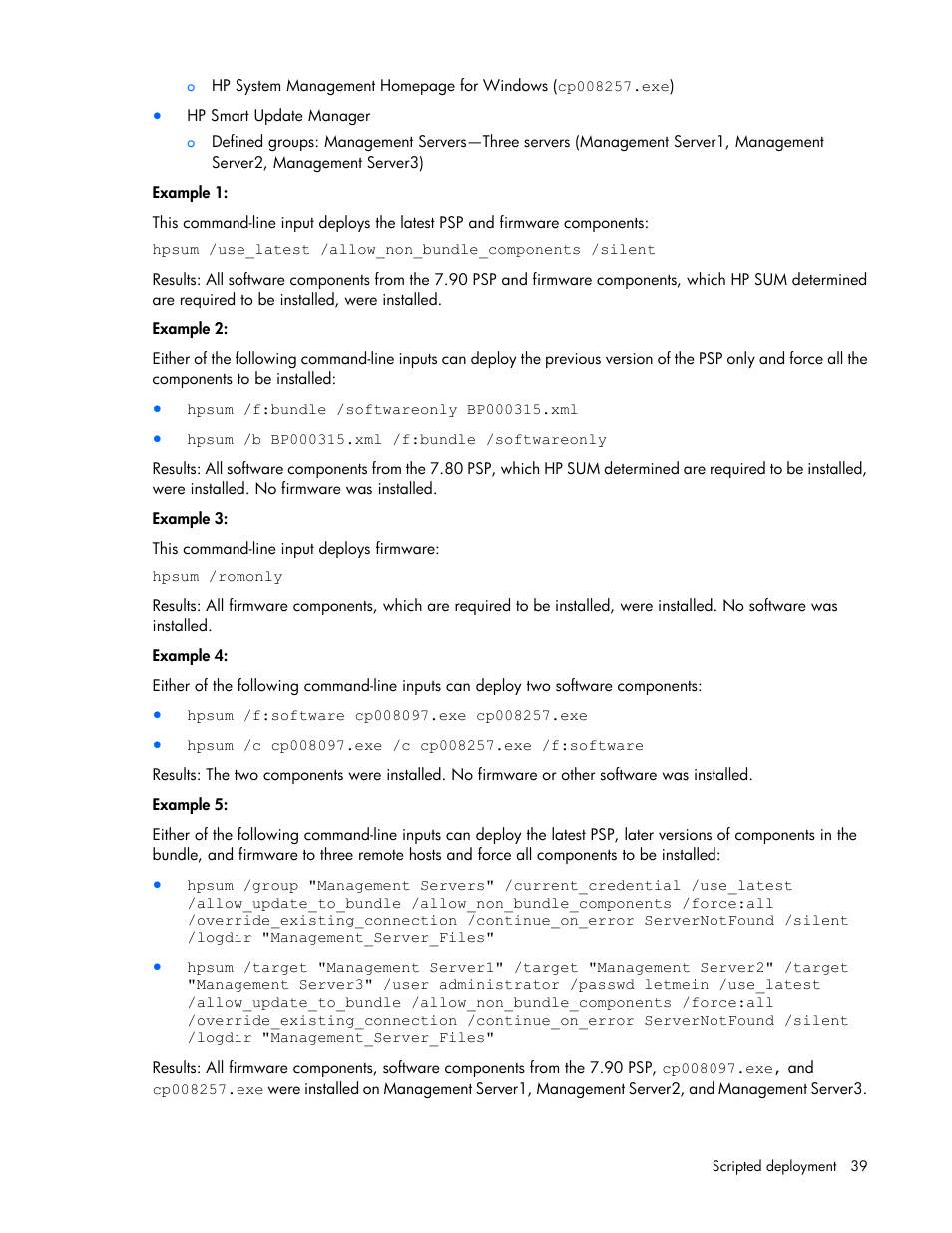 HP Smart Update Manager (User Guide) User Manual | Page 39 / 82