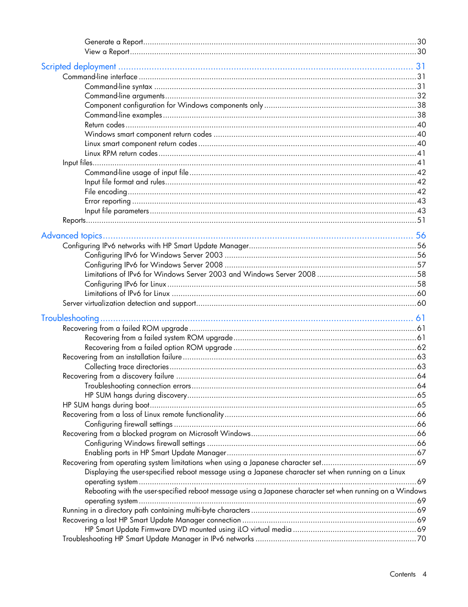 HP Smart Update Manager (User Guide) User Manual | Page 4 / 82