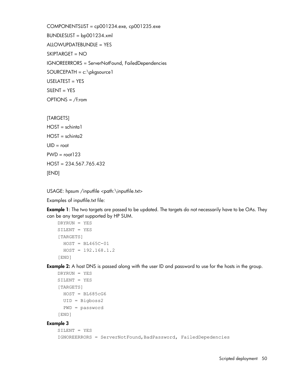 HP Smart Update Manager (User Guide) User Manual | Page 50 / 82