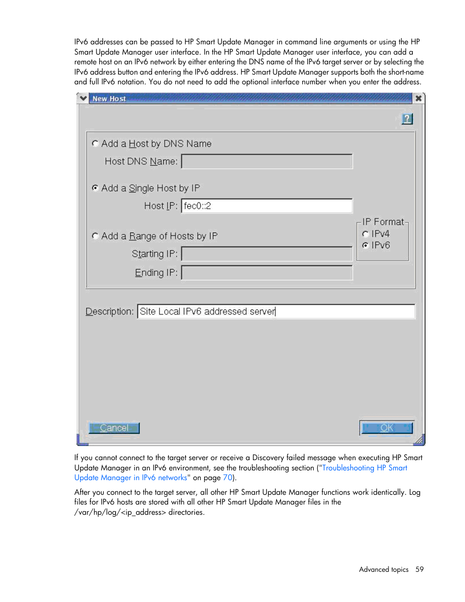 HP Smart Update Manager (User Guide) User Manual | Page 59 / 82