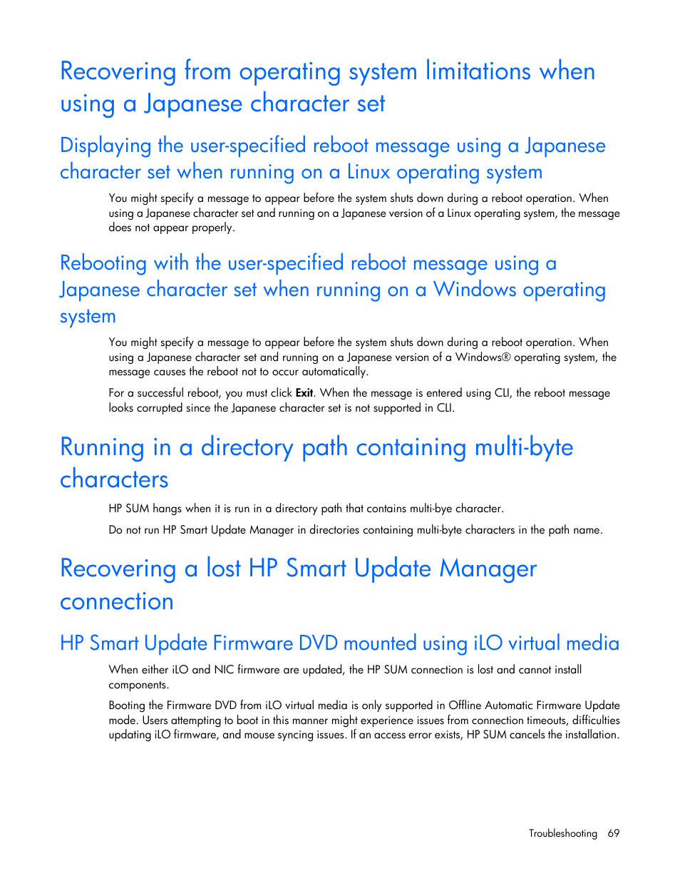 HP Smart Update Manager (User Guide) User Manual | Page 69 / 82