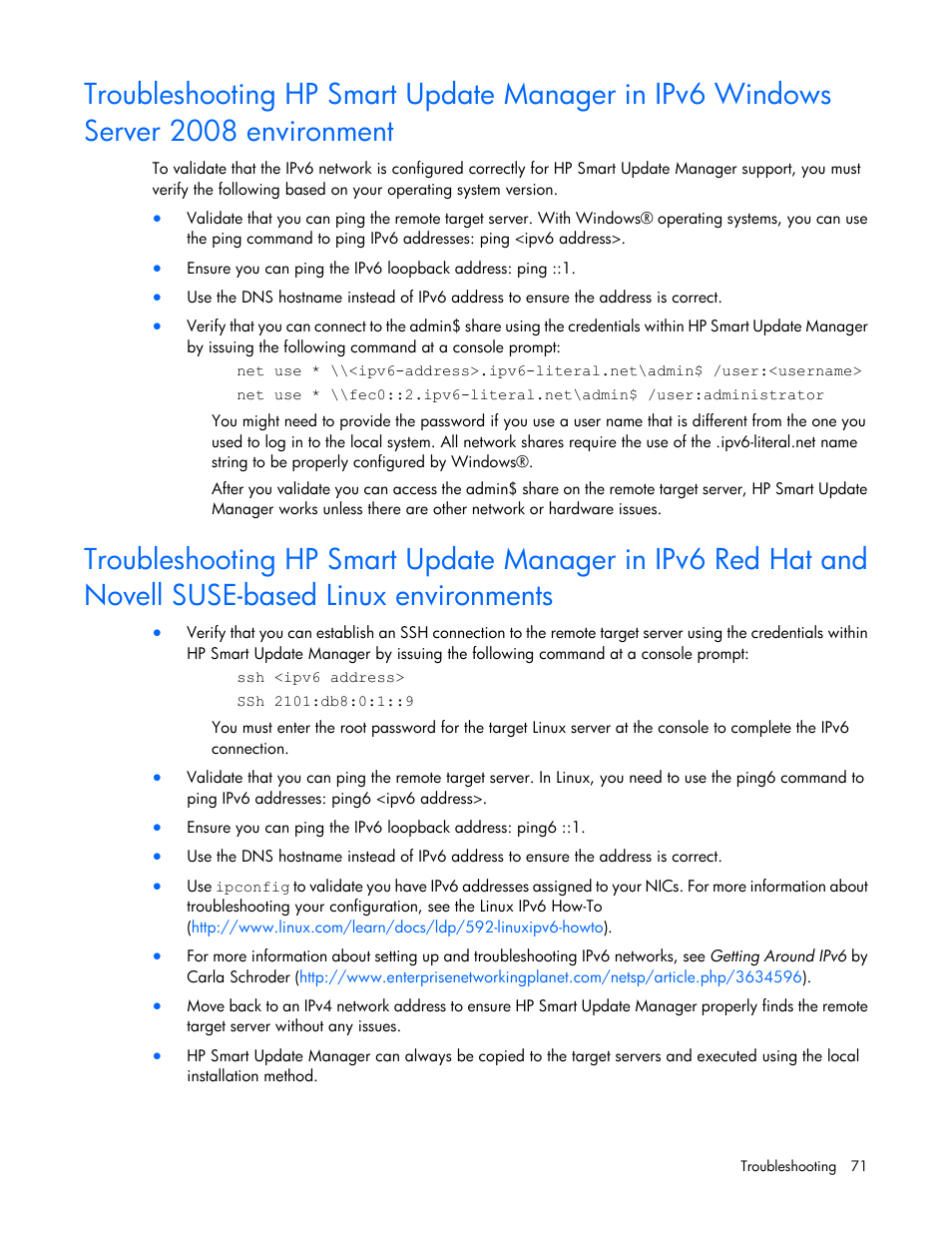 HP Smart Update Manager (User Guide) User Manual | Page 71 / 82