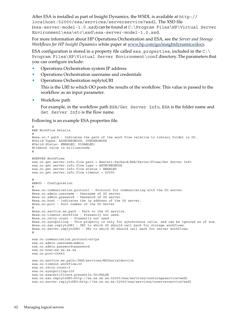 HP Matrix Operating Environment Software User Manual | Page 62 / 132