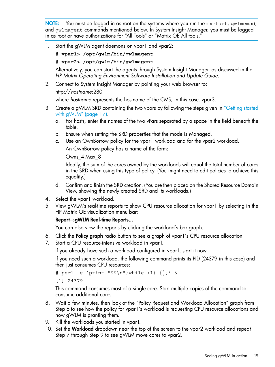 HP Matrix Operating Environment Software User Manual | Page 19 / 70