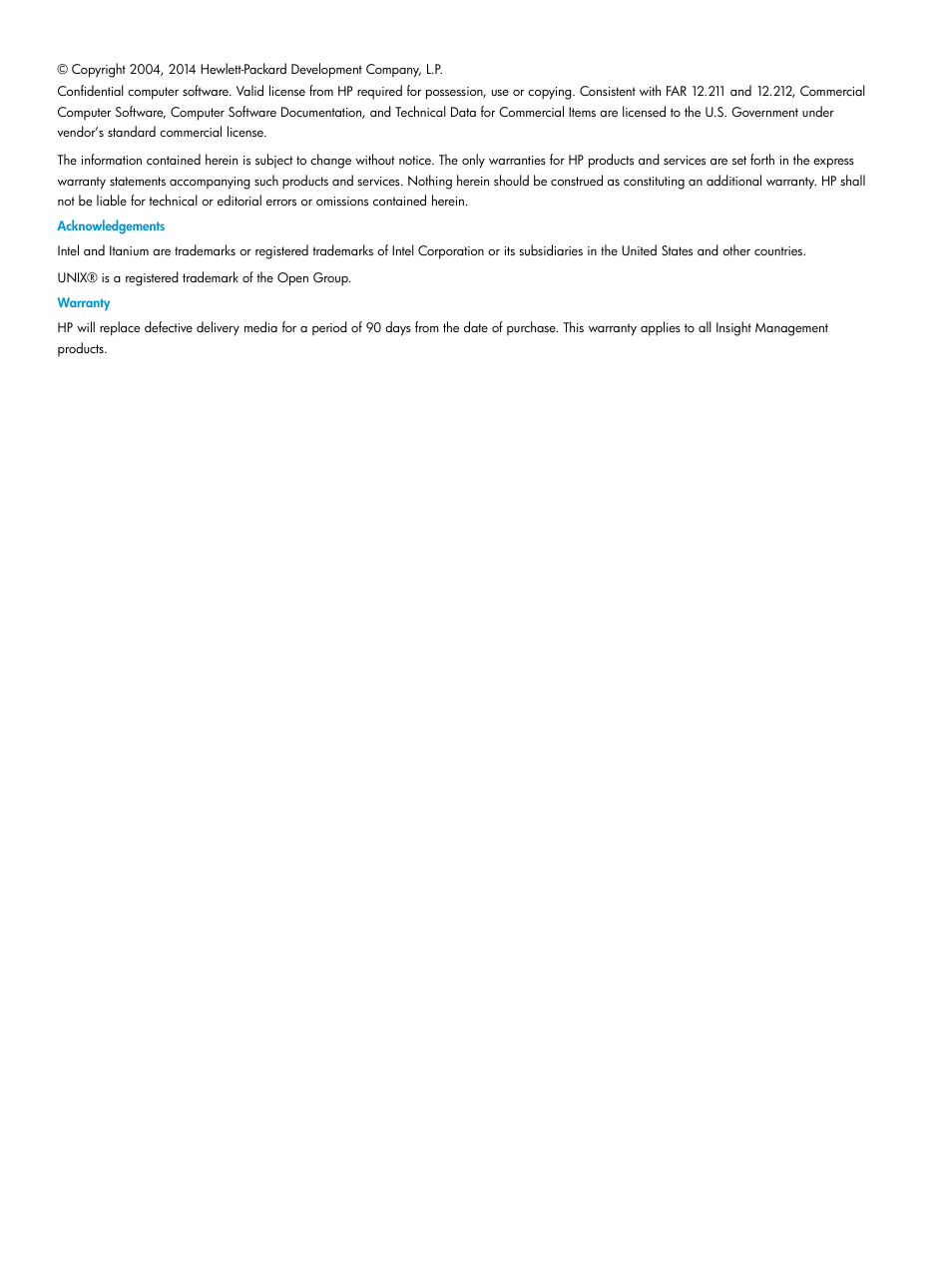 HP Matrix Operating Environment Software User Manual | Page 2 / 70