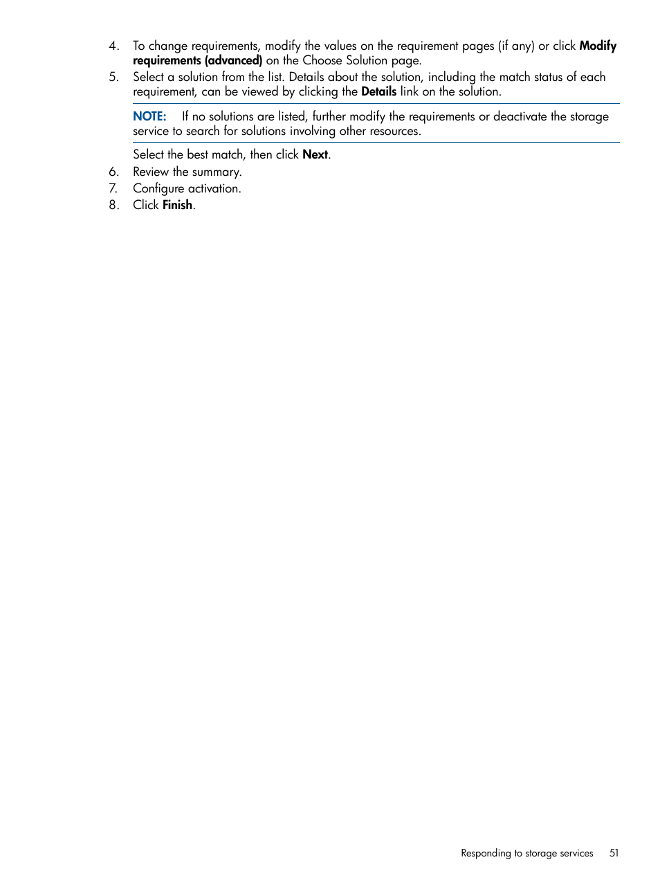 HP Matrix Operating Environment Software User Manual | Page 51 / 95