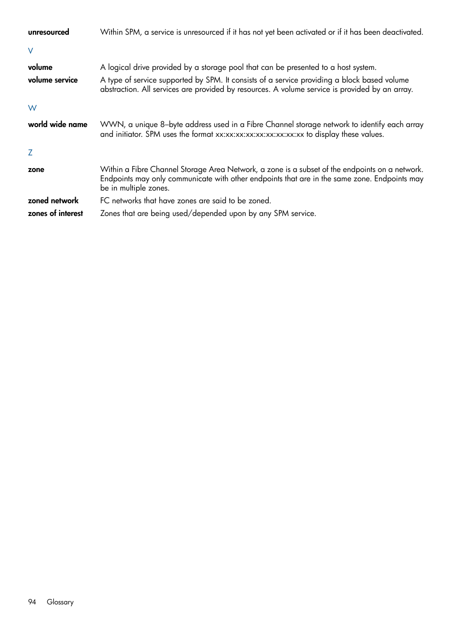 HP Matrix Operating Environment Software User Manual | Page 94 / 95