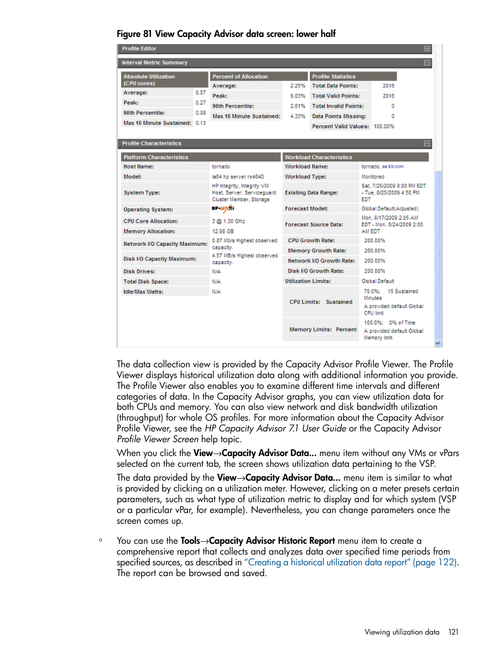 HP Matrix Operating Environment Software User Manual | Page 121 / 142