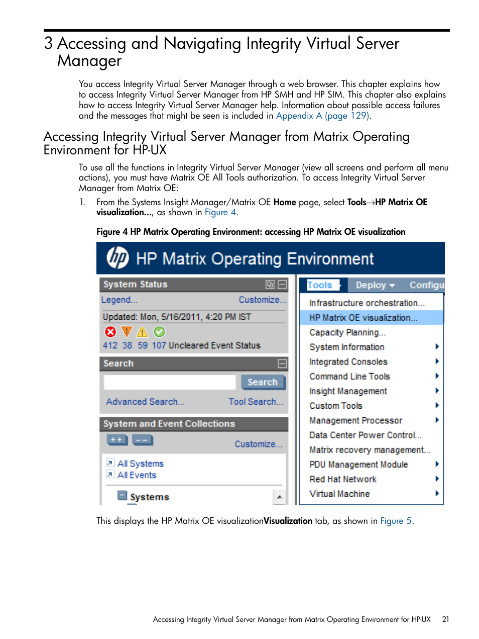 HP Matrix Operating Environment Software User Manual | Page 21 / 142