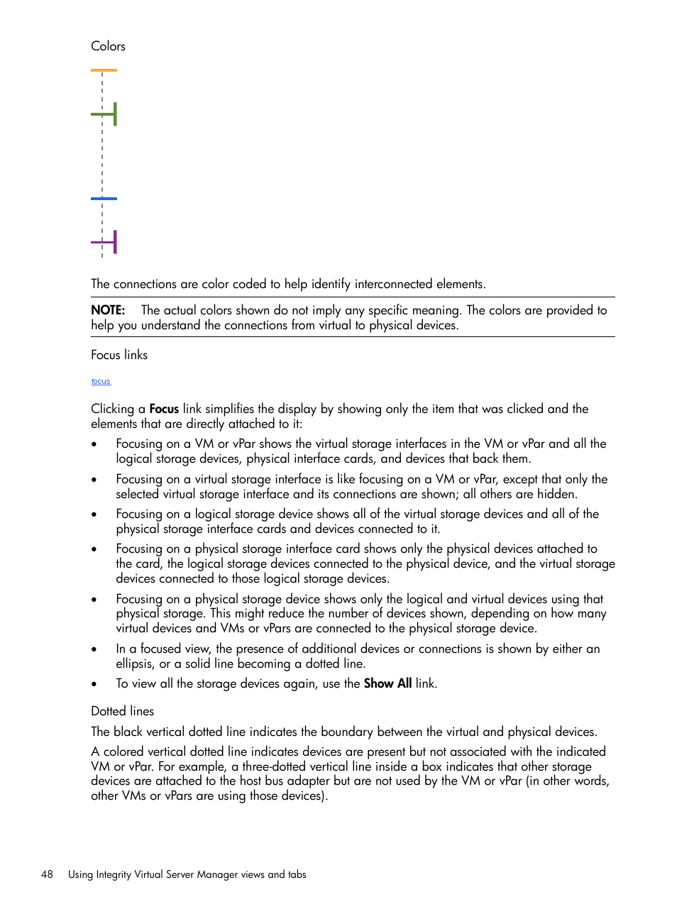 HP Matrix Operating Environment Software User Manual | Page 48 / 142