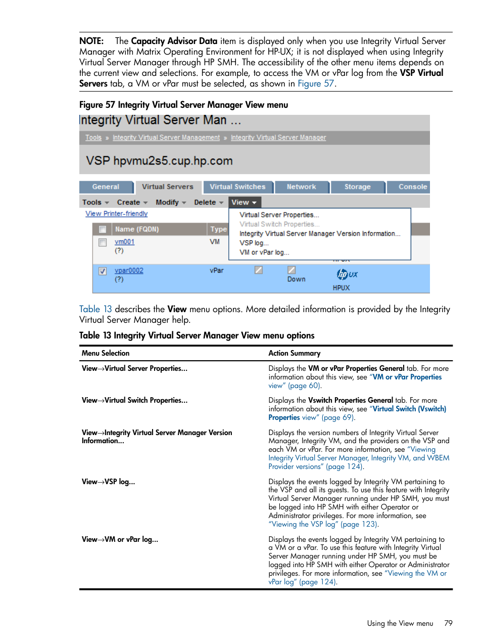 Figure 57 | HP Matrix Operating Environment Software User Manual | Page 79 / 142