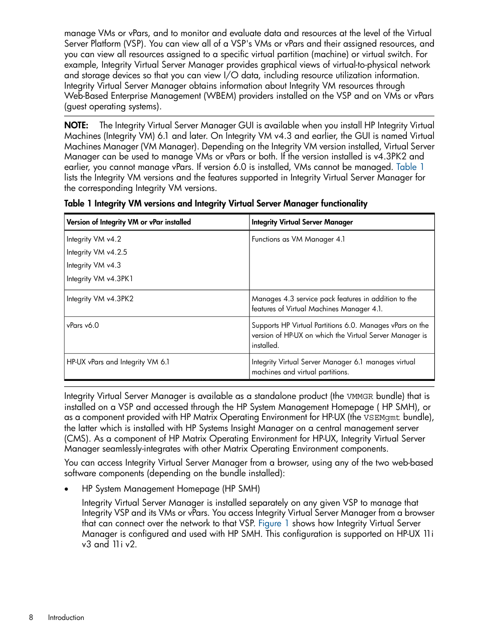 HP Matrix Operating Environment Software User Manual | Page 8 / 142