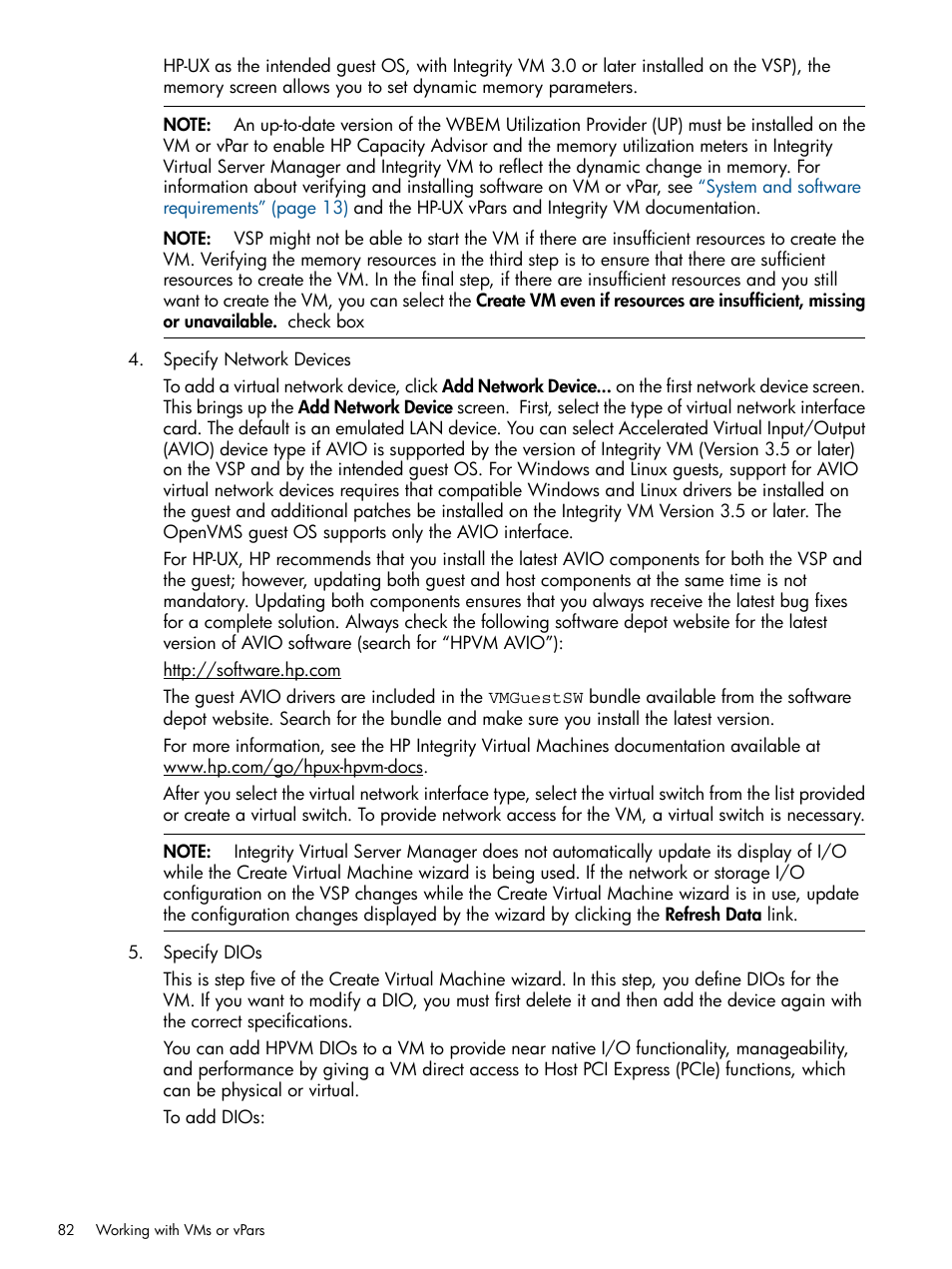 HP Matrix Operating Environment Software User Manual | Page 82 / 142