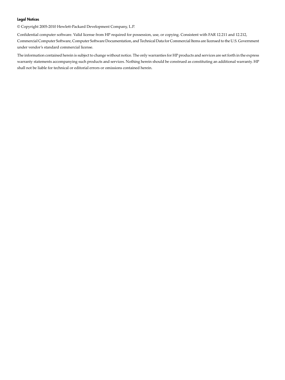 HP Matrix Operating Environment Software User Manual | Page 2 / 34
