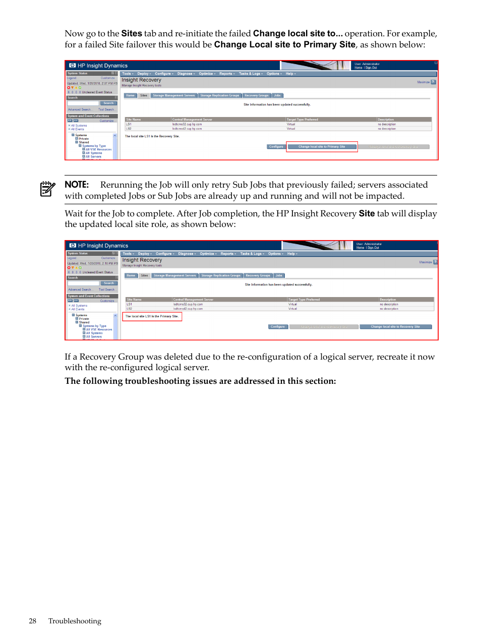 HP Matrix Operating Environment Software User Manual | Page 28 / 34