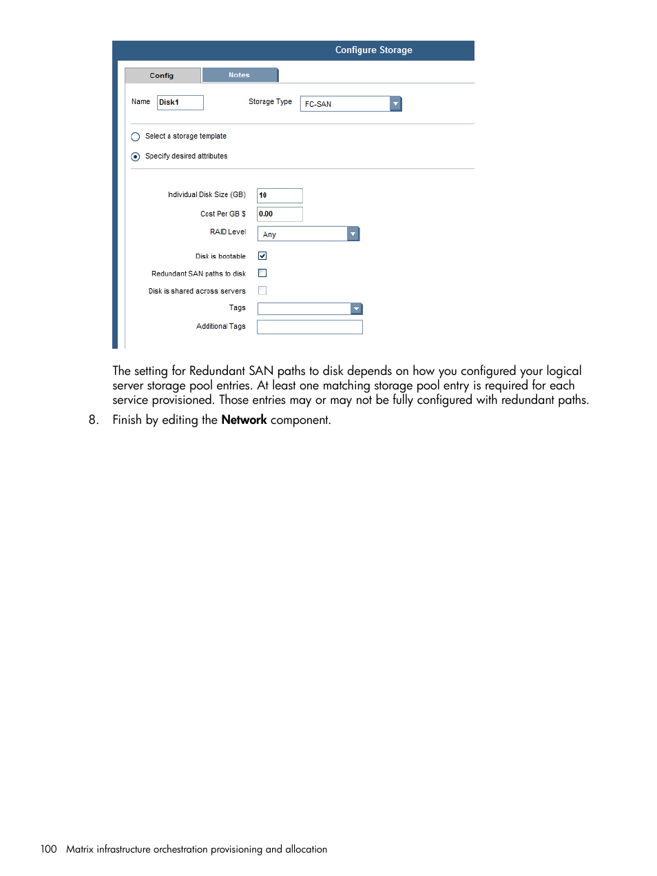 HP Matrix Operating Environment Software User Manual | Page 100 / 209