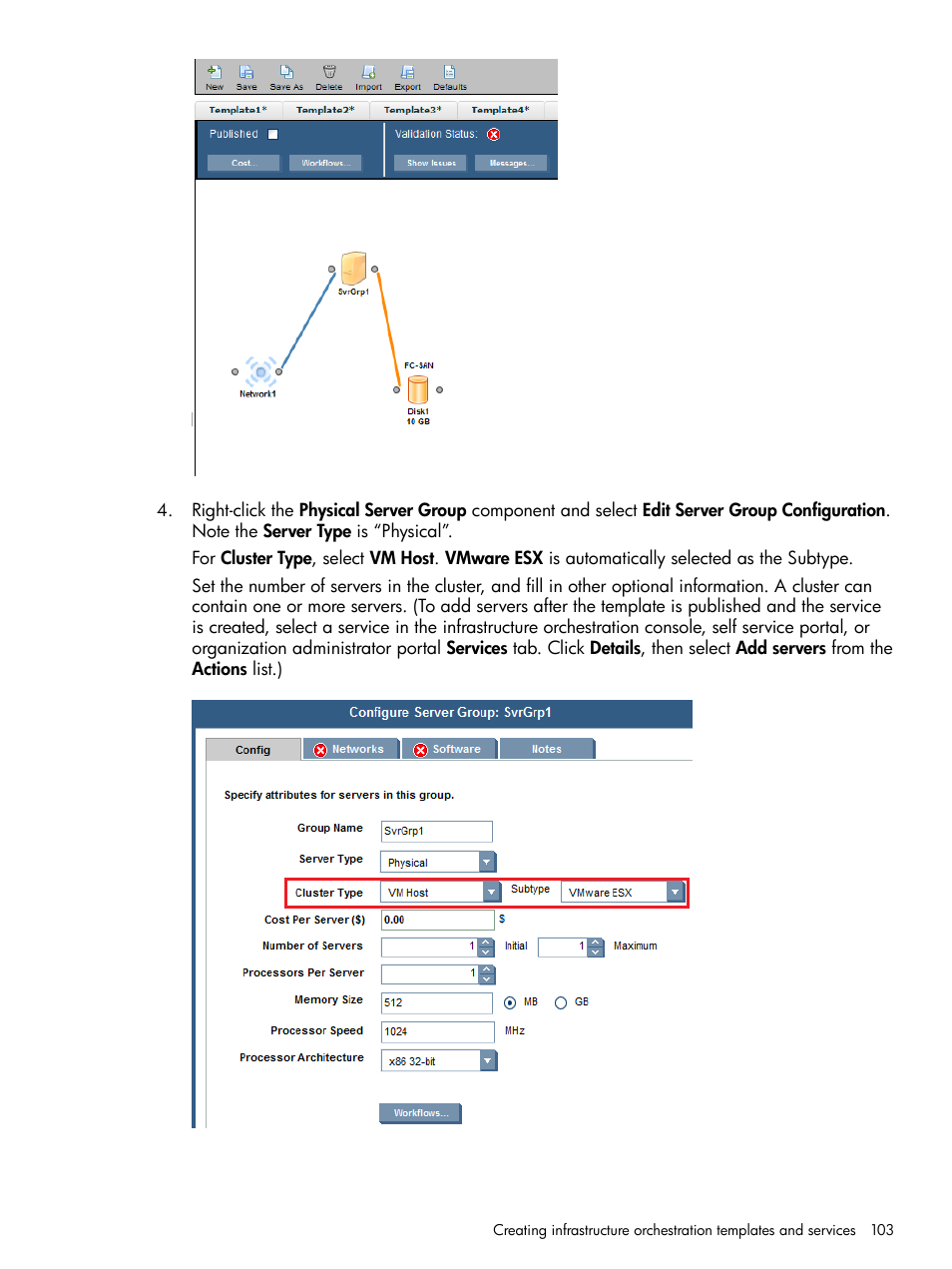 HP Matrix Operating Environment Software User Manual | Page 103 / 209