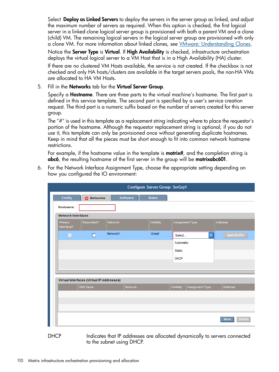 HP Matrix Operating Environment Software User Manual | Page 110 / 209