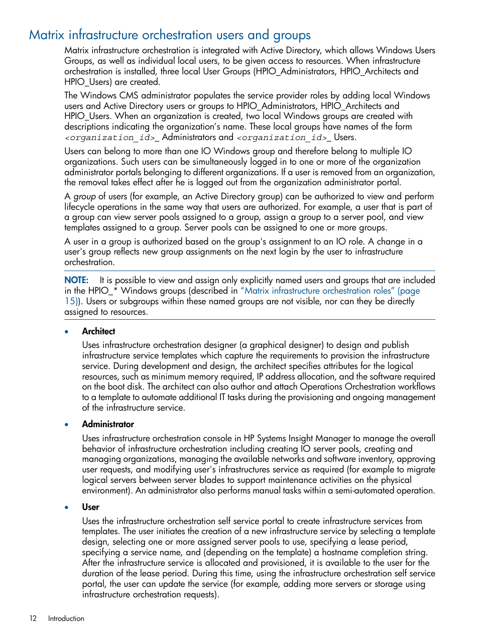 HP Matrix Operating Environment Software User Manual | Page 12 / 209