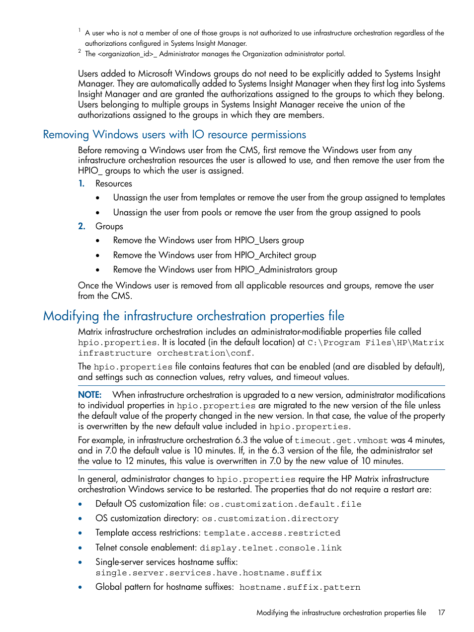 HP Matrix Operating Environment Software User Manual | Page 17 / 209