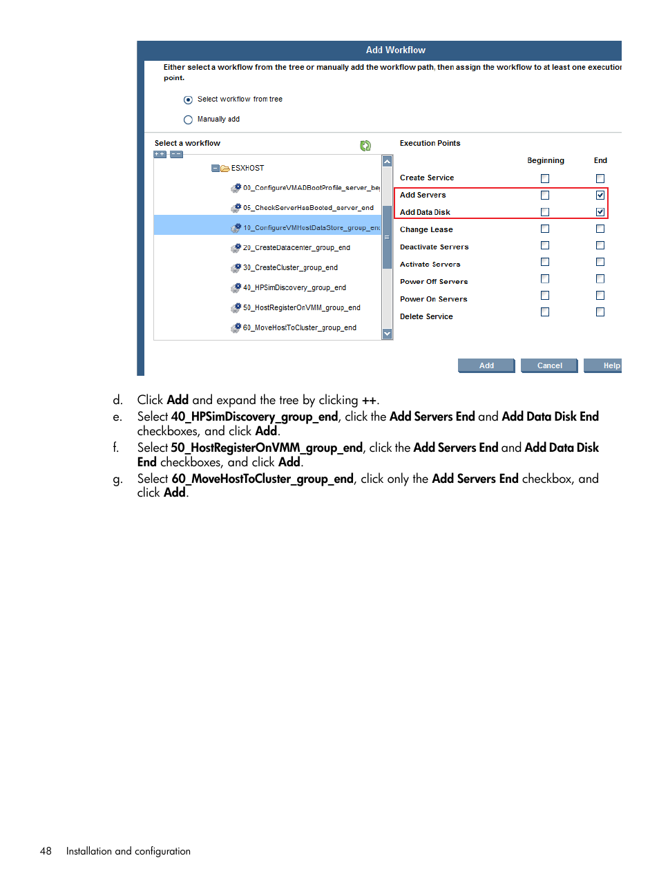 HP Matrix Operating Environment Software User Manual | Page 48 / 209