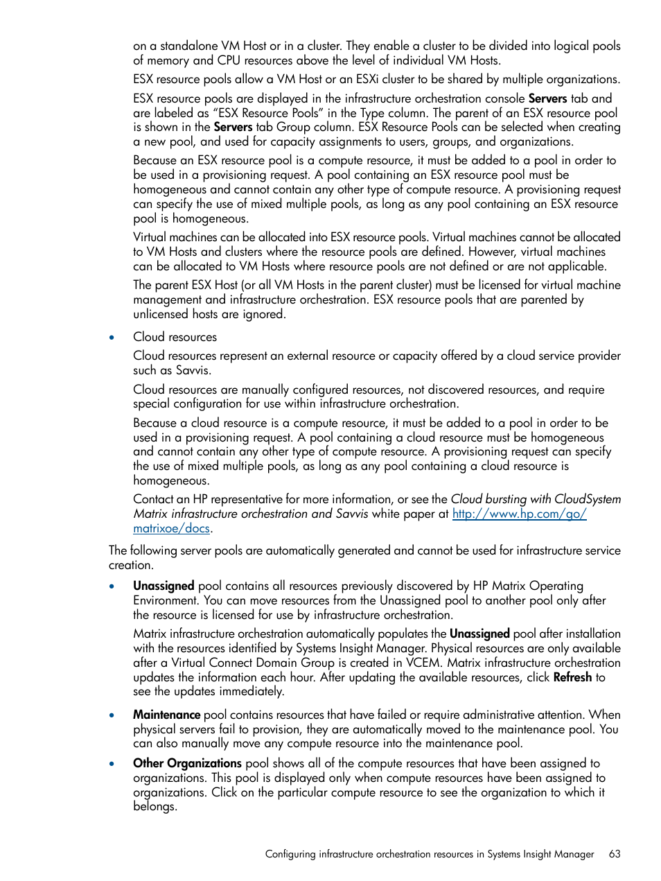 HP Matrix Operating Environment Software User Manual | Page 63 / 209