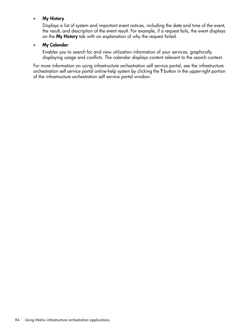 HP Matrix Operating Environment Software User Manual | Page 84 / 209