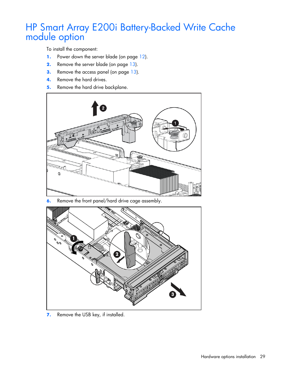 HP ProLiant BL465c Server Blade User Manual | Page 29 / 87