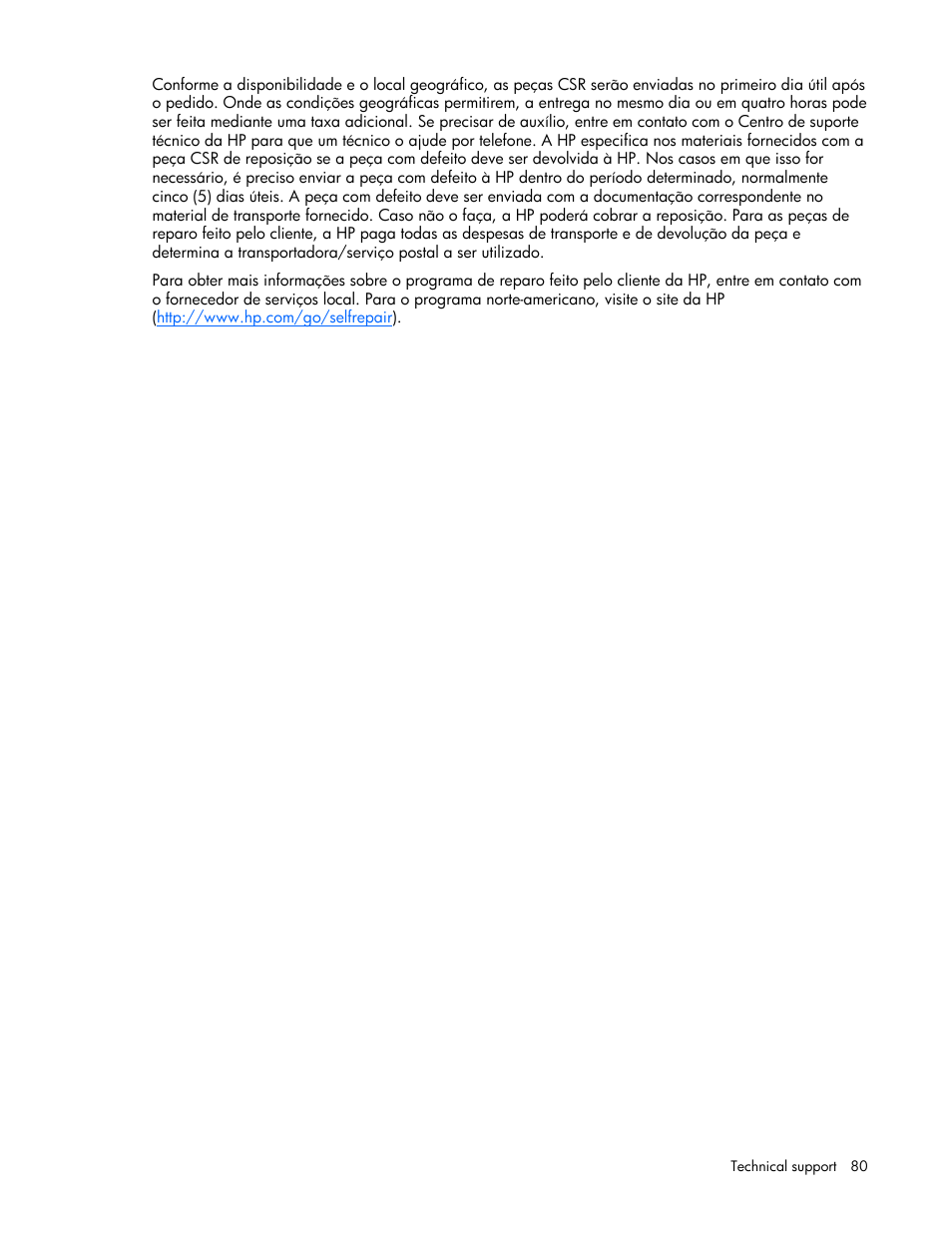 HP ProLiant BL465c Server Blade User Manual | Page 80 / 87