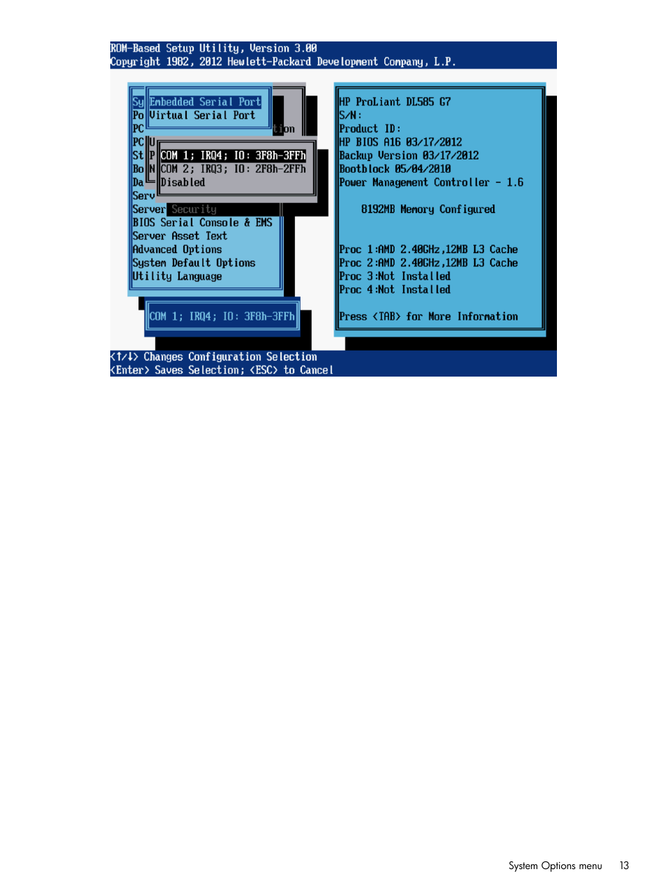 HP ROM-Based Setup Utility User Manual | Page 13 / 221