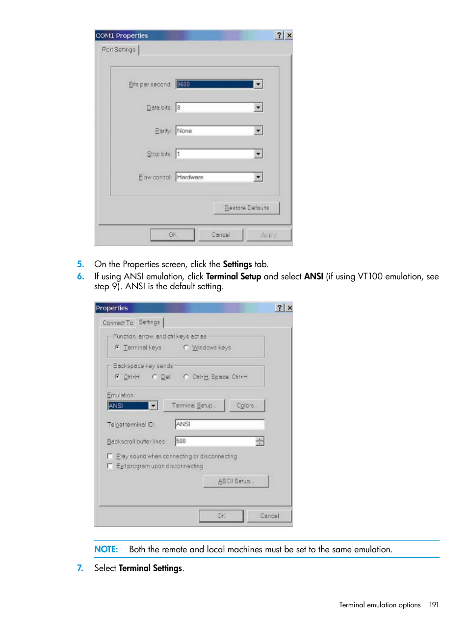 HP ROM-Based Setup Utility User Manual | Page 191 / 221