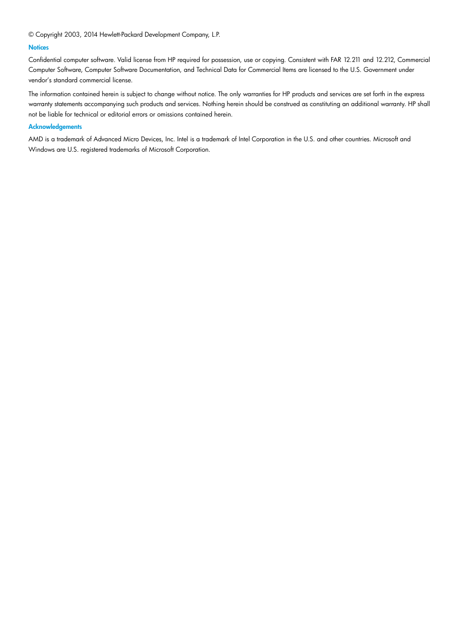 HP ROM-Based Setup Utility User Manual | Page 2 / 221