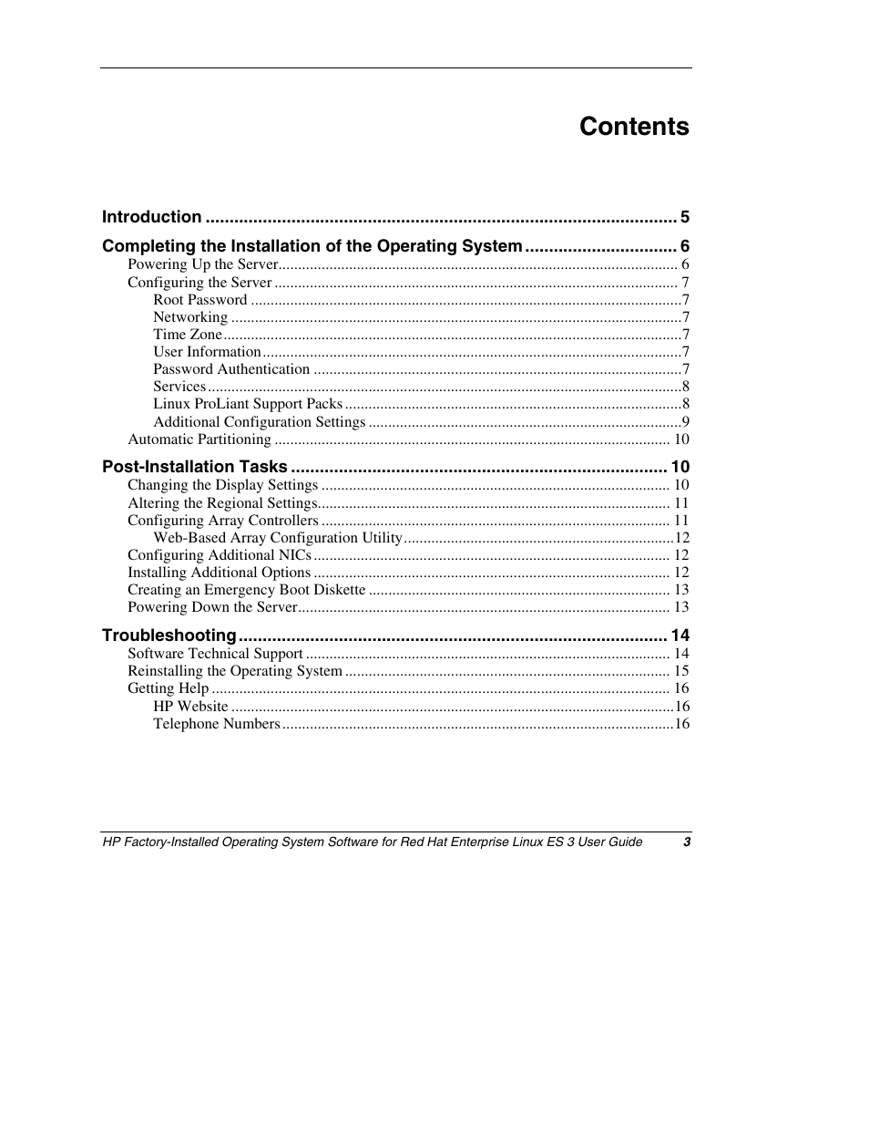 HP ProLiant DL380 Server User Manual | Page 3 / 16