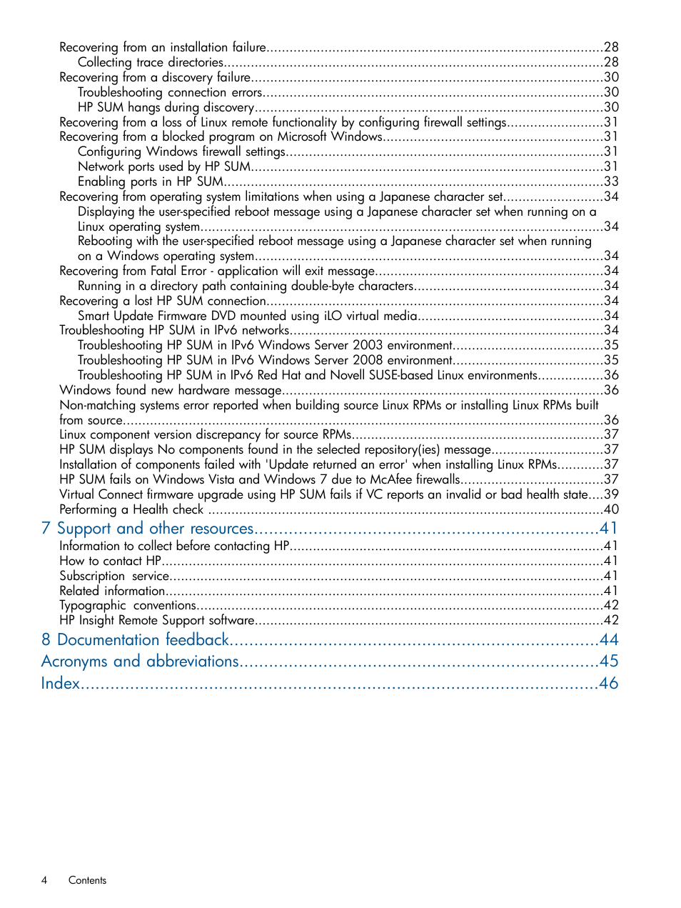 7 support and other resources | HP ProLiant BL465c Server Blade User Manual | Page 4 / 47