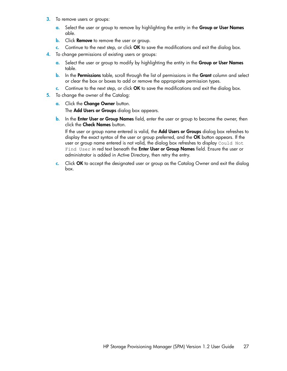 HP Matrix Operating Environment Software User Manual | Page 27 / 80