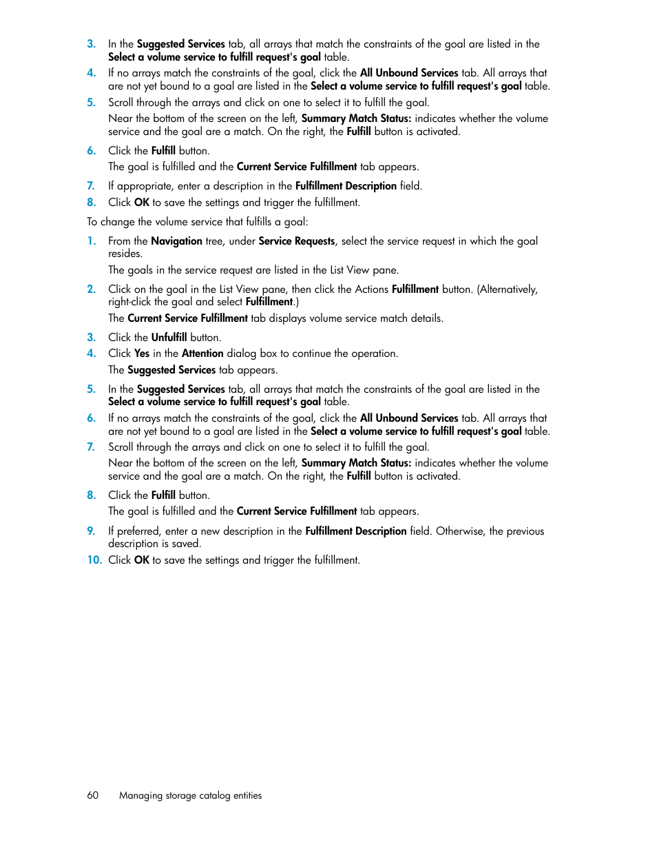 HP Matrix Operating Environment Software User Manual | Page 60 / 80
