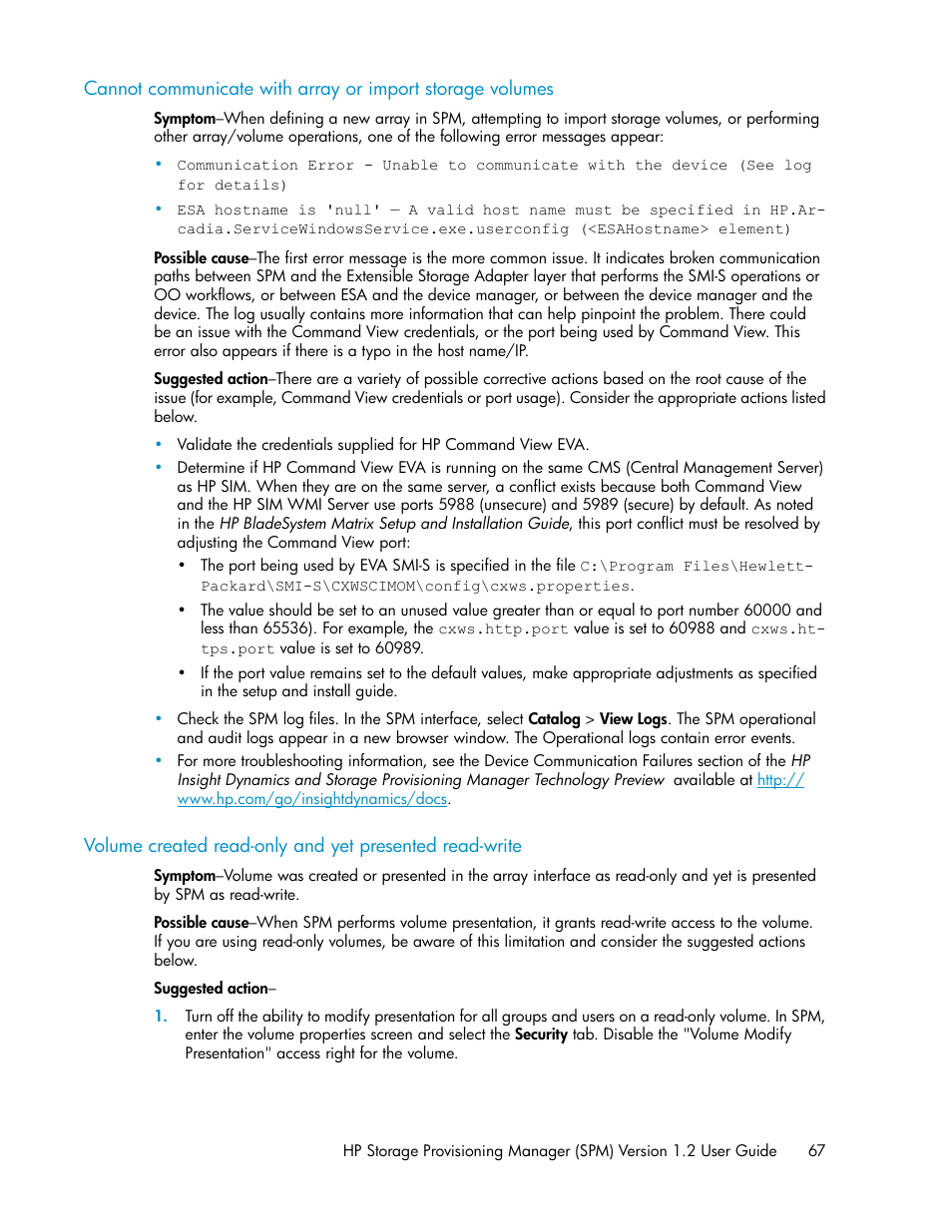 HP Matrix Operating Environment Software User Manual | Page 67 / 80