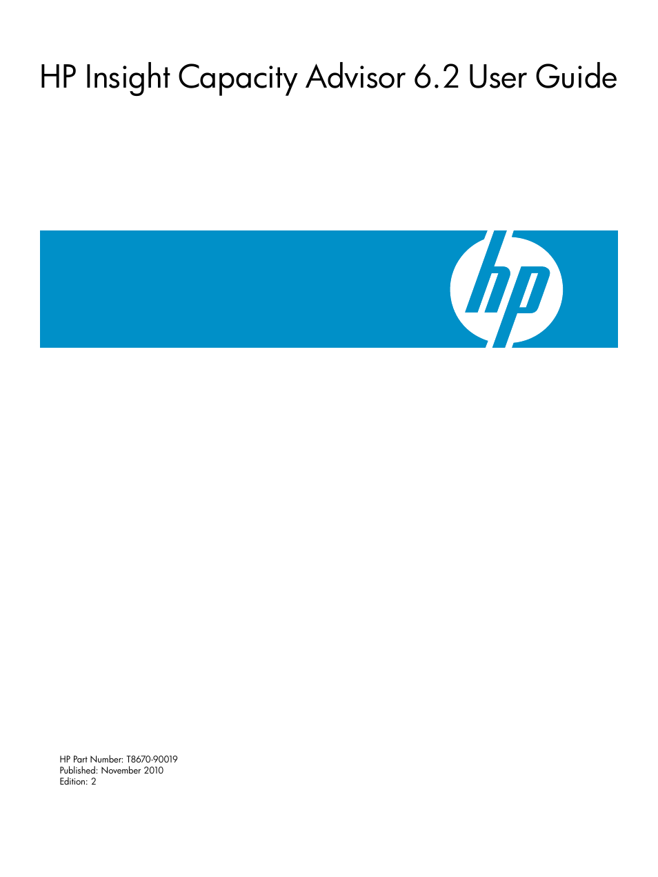 HP Matrix Operating Environment Software User Manual | 198 pages