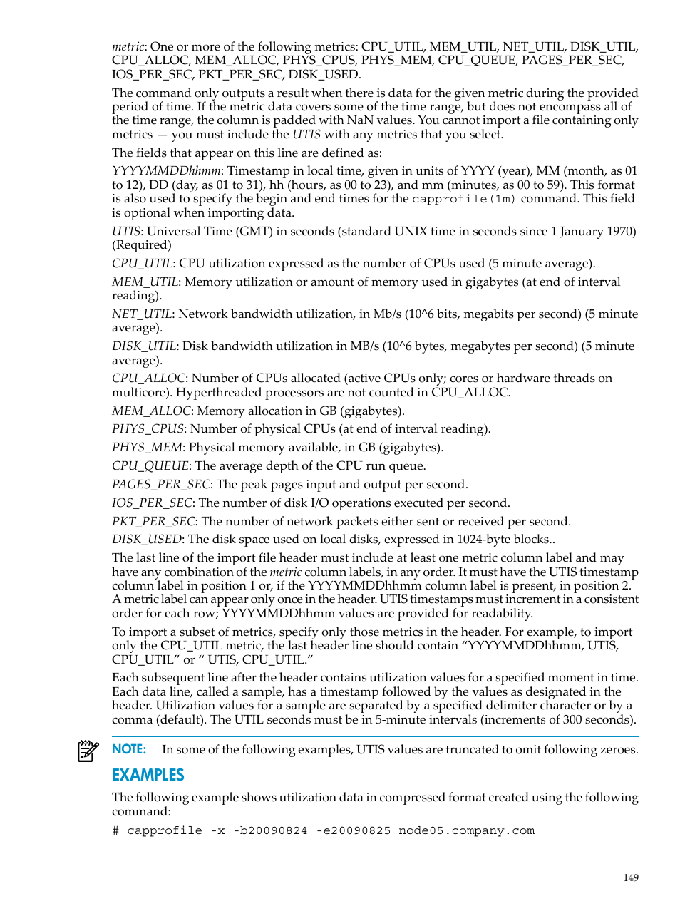 Examples | HP Matrix Operating Environment Software User Manual | Page 149 / 198