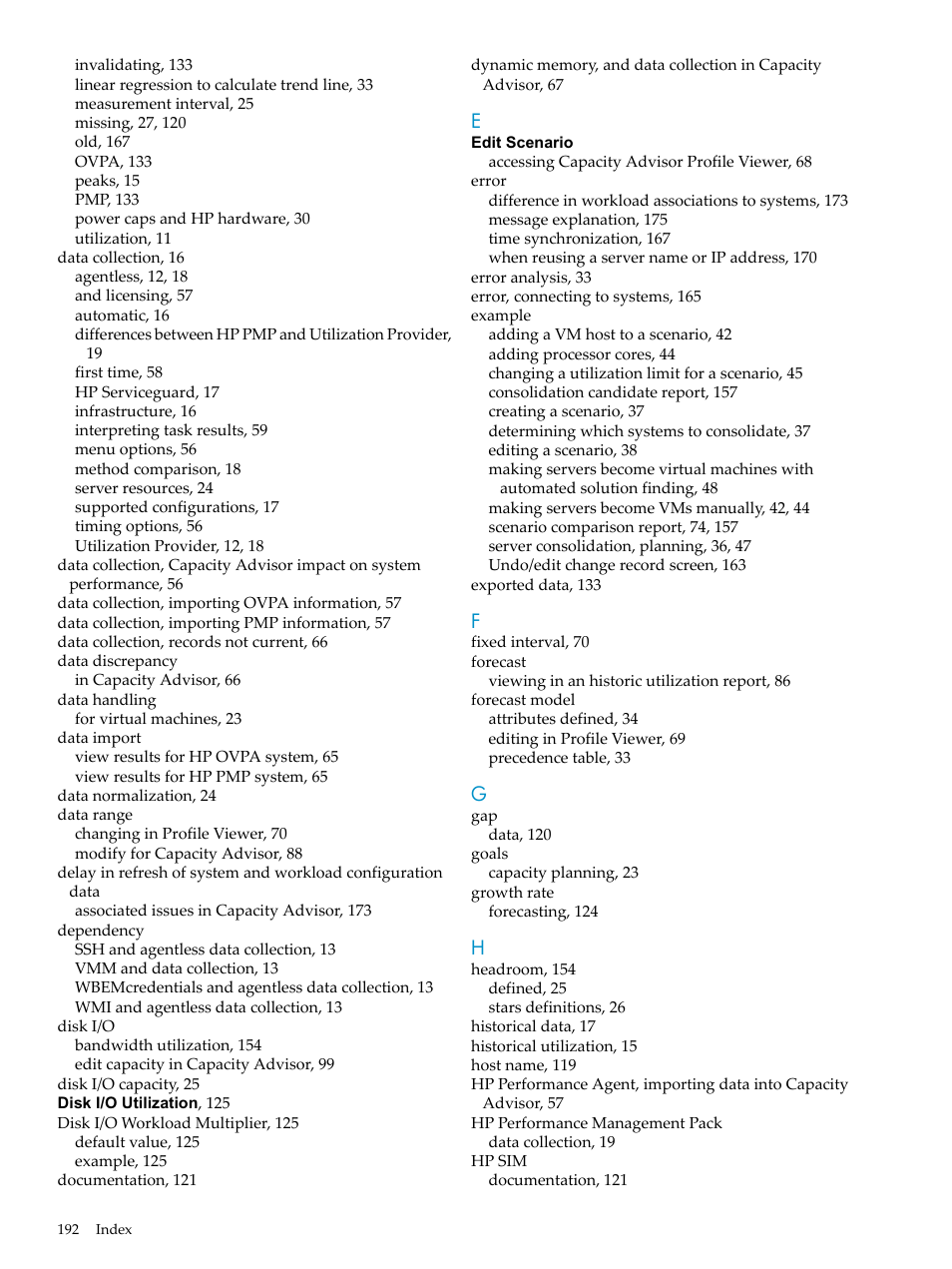 HP Matrix Operating Environment Software User Manual | Page 192 / 198