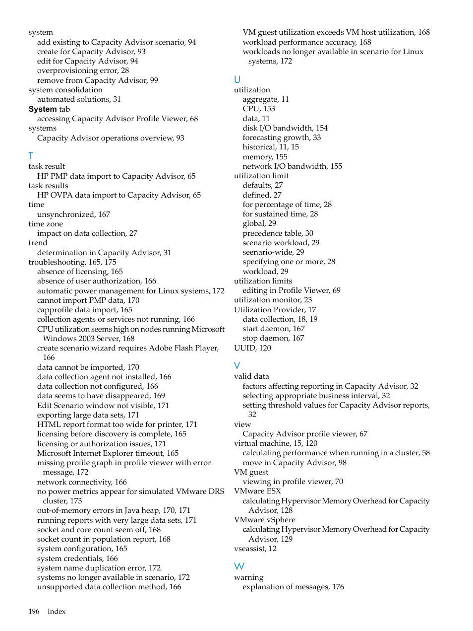 HP Matrix Operating Environment Software User Manual | Page 196 / 198