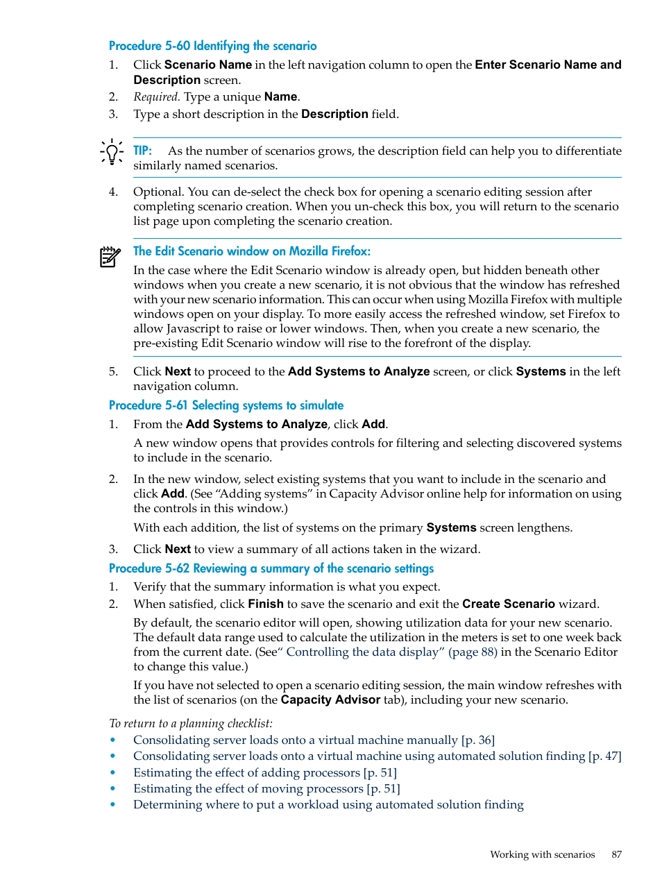 HP Matrix Operating Environment Software User Manual | Page 87 / 198