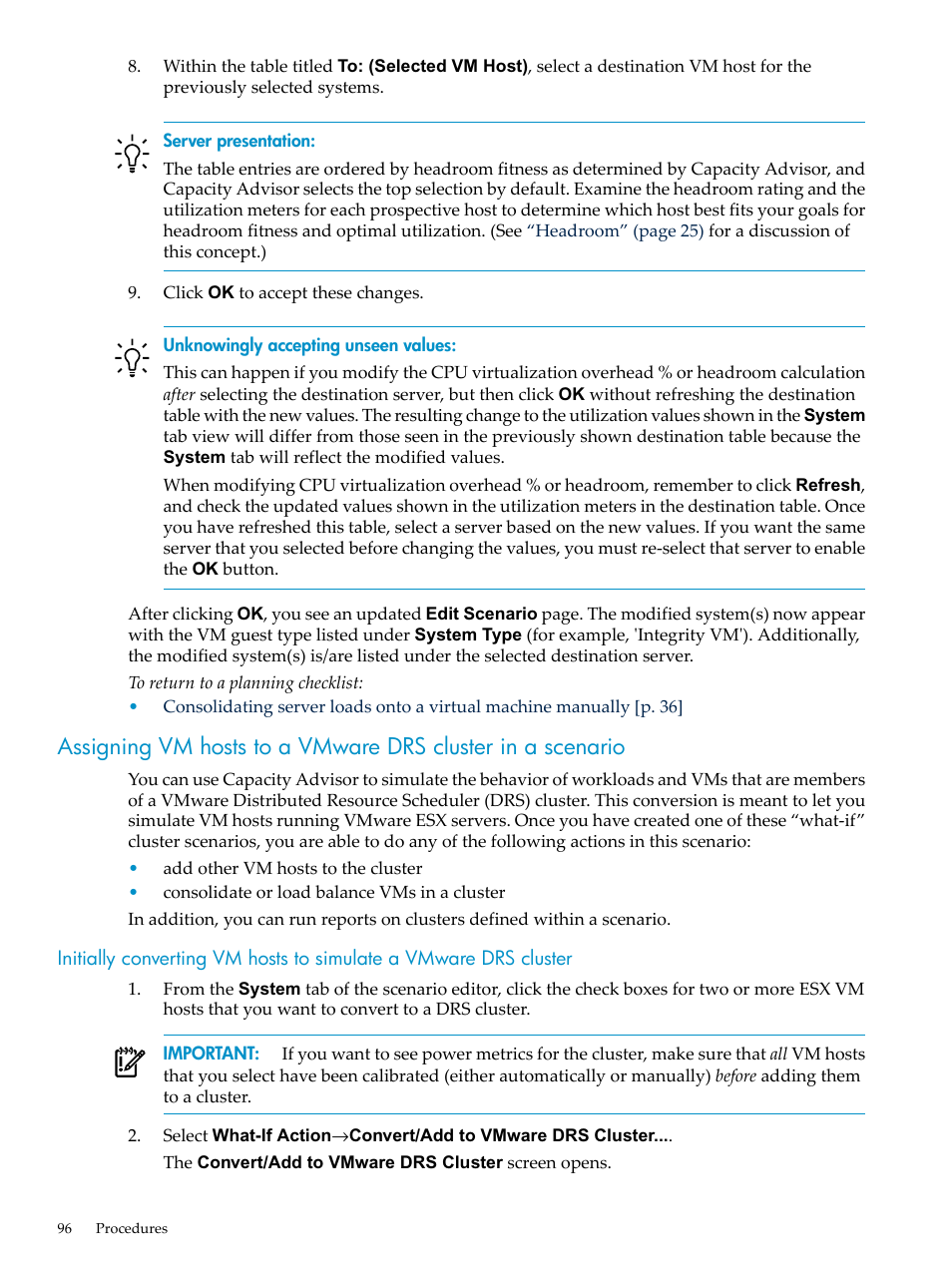 HP Matrix Operating Environment Software User Manual | Page 96 / 198