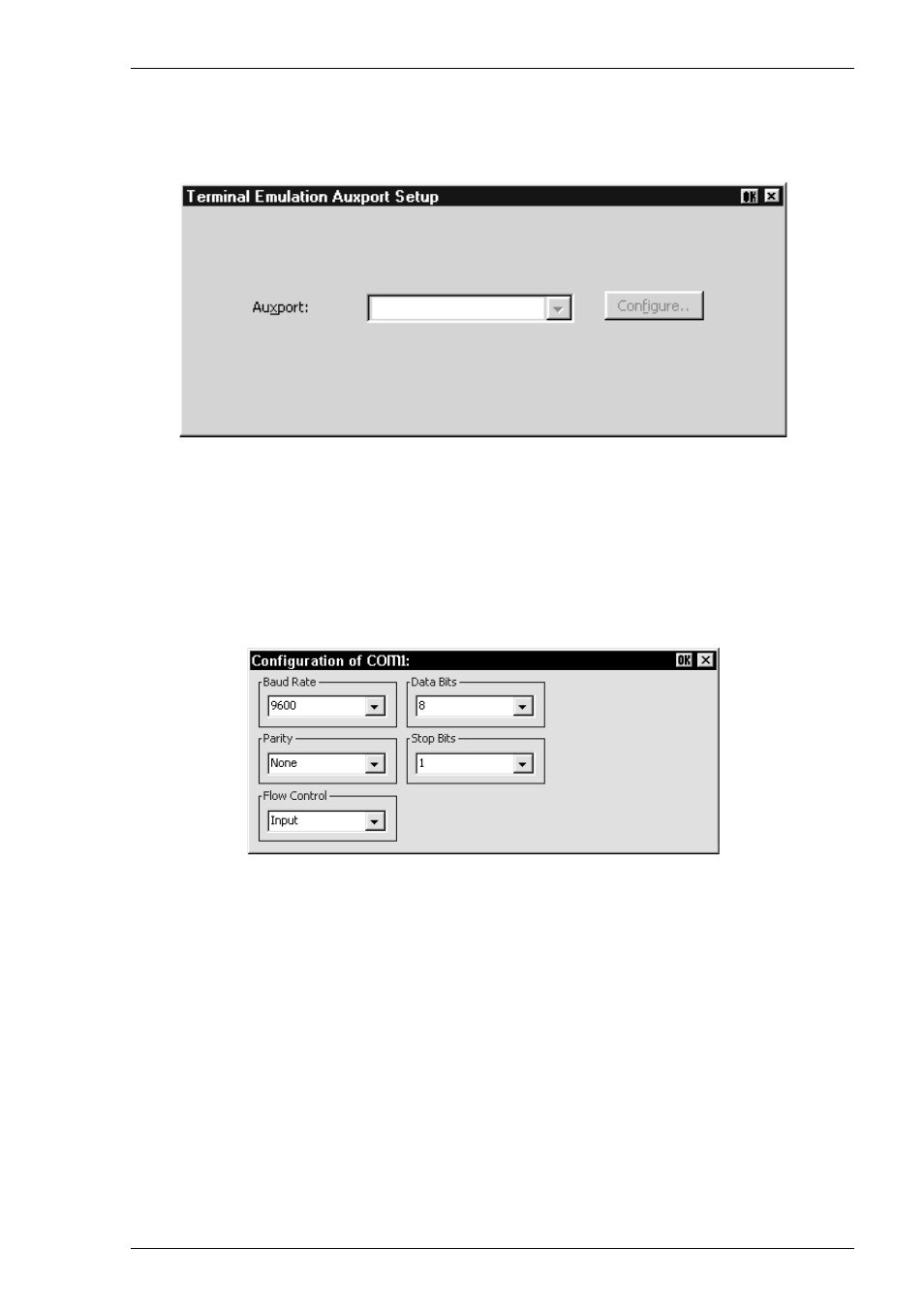Auxport setup, Auxport setup menu, Auxport settings | Auxport setup -51 | HP Compaq t5510 Thin Client User Manual | Page 107 / 338
