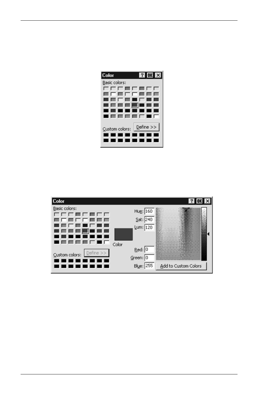 Customizing the colour selection | HP Compaq t5510 Thin Client User Manual | Page 124 / 338