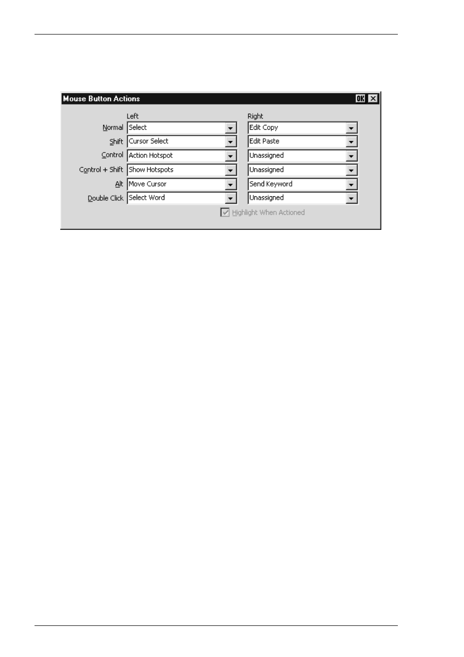 Mouse button actions, Mouse functions, Mouse button actions -76 | HP Compaq t5510 Thin Client User Manual | Page 132 / 338