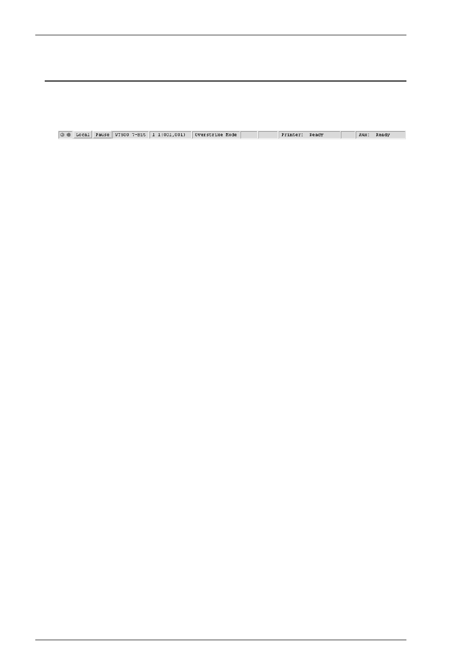 The status bar, Status bar, Dec vt emulations | The status bar -4 | HP Compaq t5510 Thin Client User Manual | Page 138 / 338